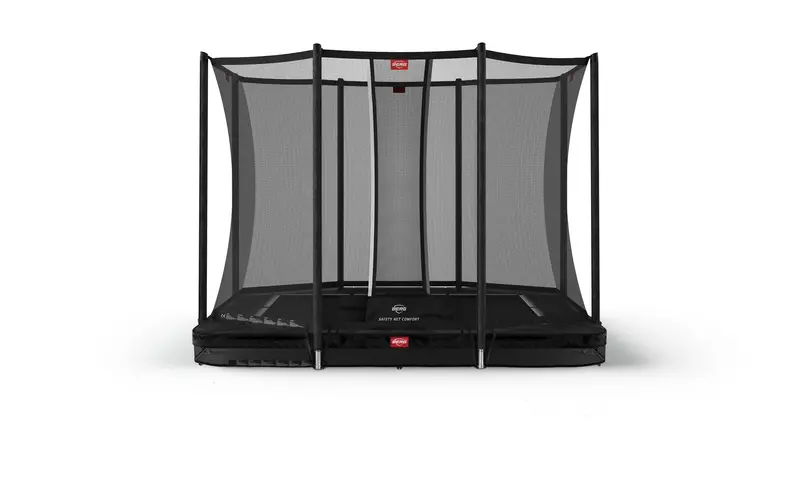 BERG Ultim Favorit InGround 280 cm Trampoline with Comfort Safety Net – Black