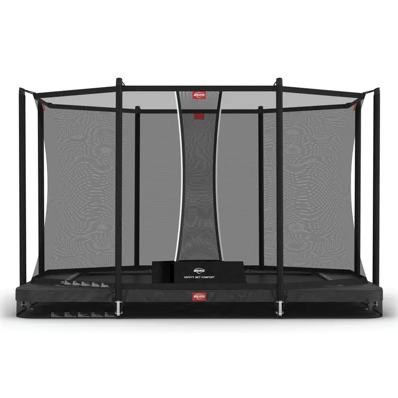 BERG Ultim Favorit InGround 330 cm Trampoline with Comfort Safety Net – Grey