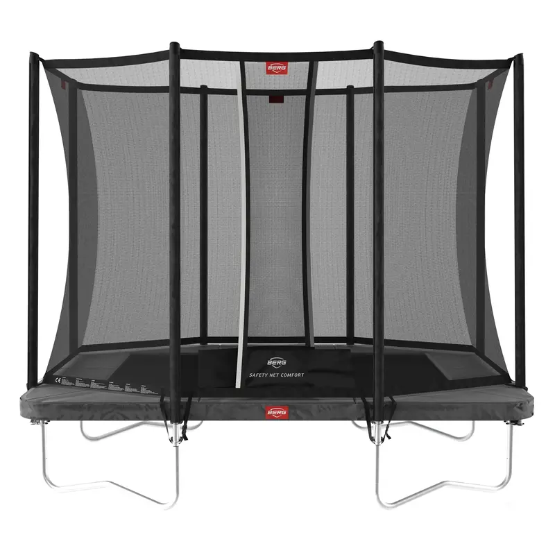 Berg Ultim Favorit Regular Trampoline – 280 cm, Grey + Comfort Safety Net