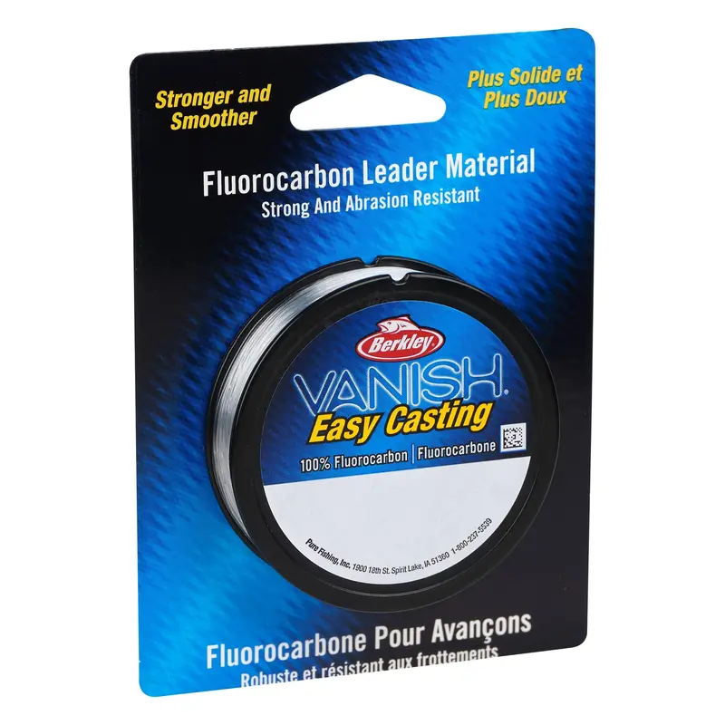 Berkley Vanish Fluorocarbon Leader Material – Low-Visibility Fishing Line