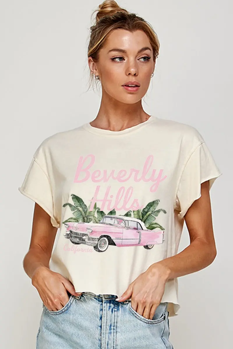 Beverly Hills Vintage Crop Top – Glamorous Retro Fit