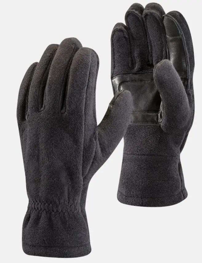 Black Diamond Midweight Fleece Gloves – Touchscreen-Compatible