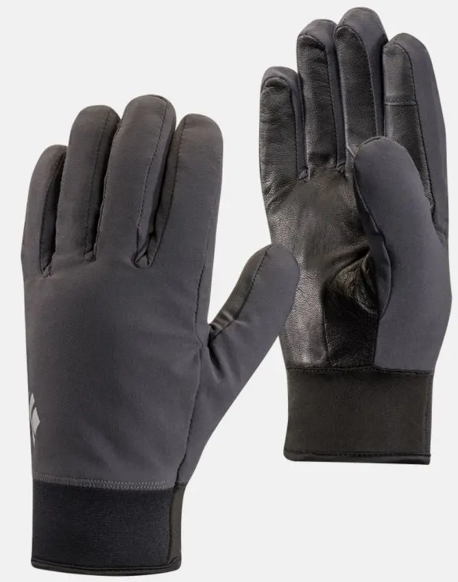 Black Diamond Midweight Softshell Gloves – Wind-Resistant Design
