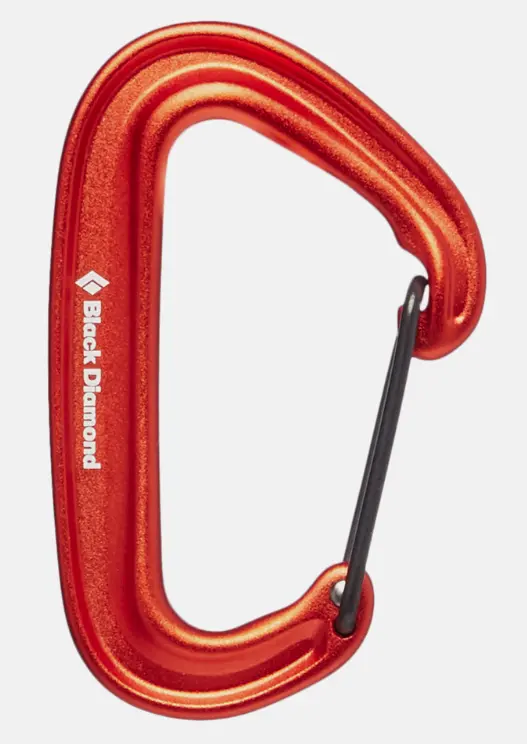 Black Diamond MiniWire Carabiner – Ultra-Lightweight Aluminum Clip