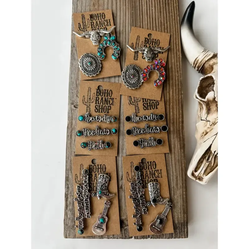 Boho Ranch Shop Western Hat Pin Collection