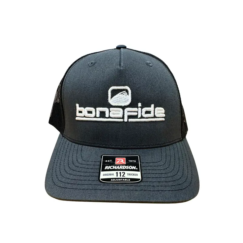 Bonafide Trucker Hat – Black & White Mesh Cap