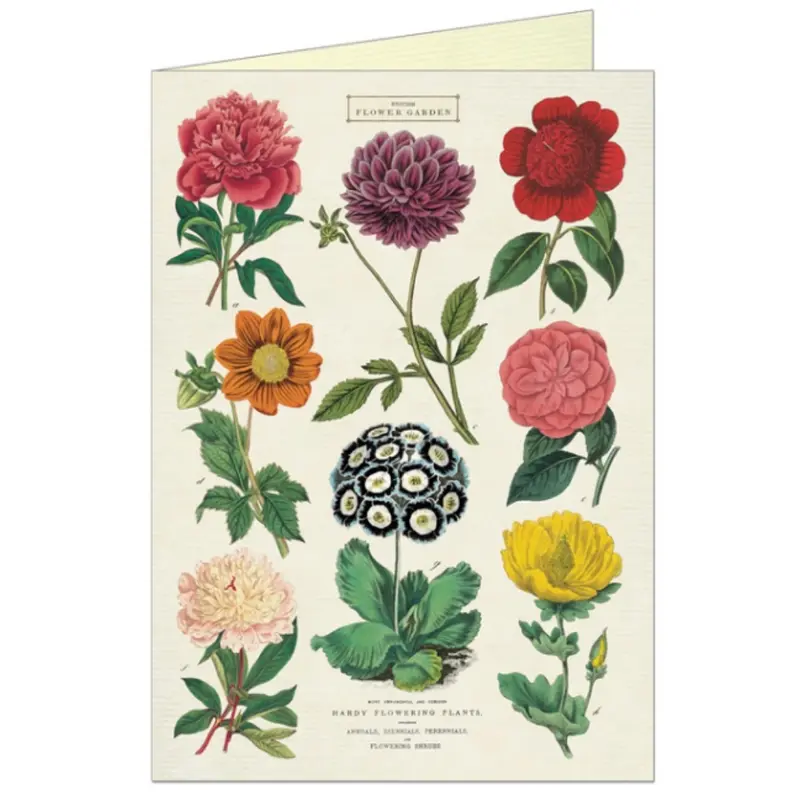Botanica Floral Greeting Card Set with Envelope