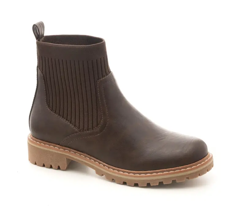 Brown Cabin Fever Ankle Boots