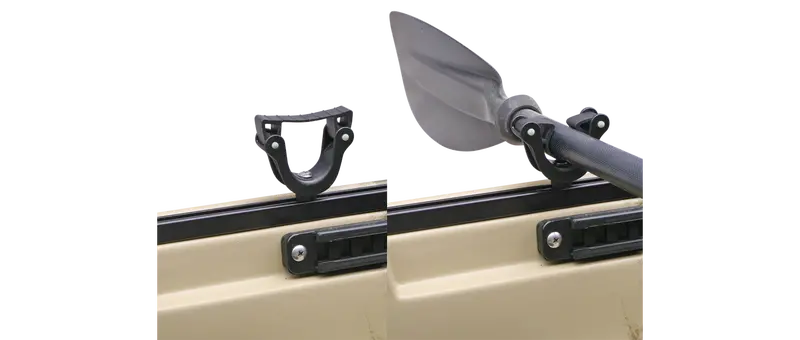Cam-Lock Paddle Holder Assembly for Kayak Deck Mounting