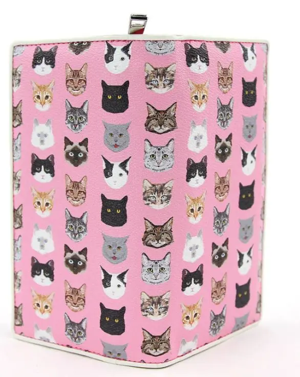 Cat-Face Pattern Wallet – Comeco Inc. Compact Organizer