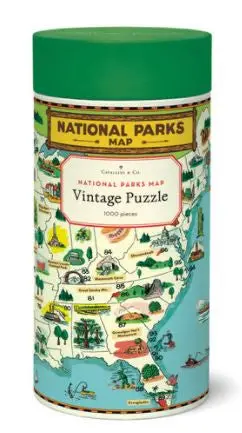 Cavallini Papers 1000-Piece Vintage Illustration Puzzle