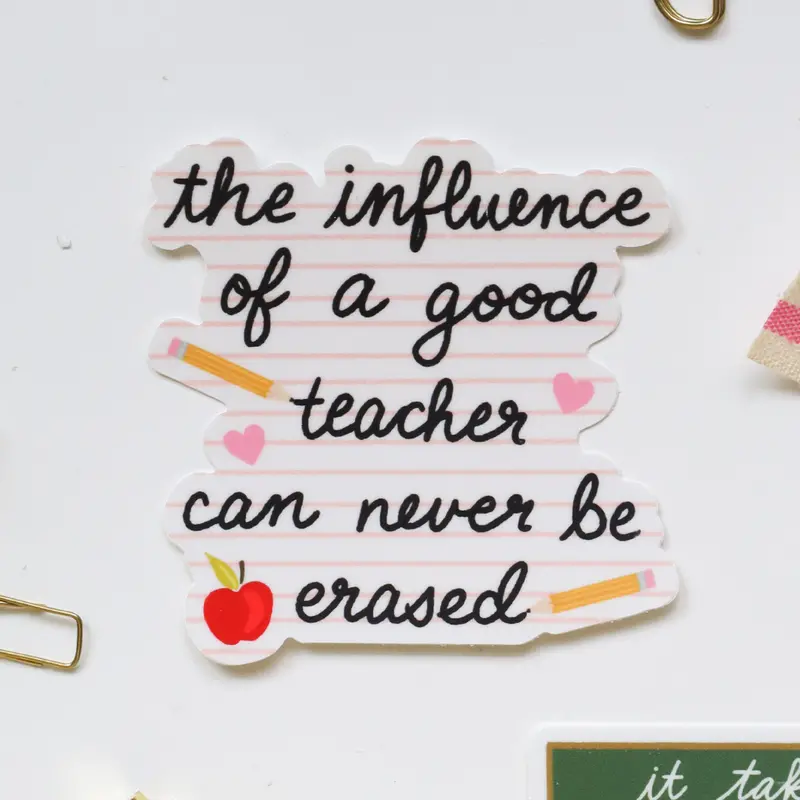 Celebrating Educators: Inspirational Teacher Appreciation Sticker