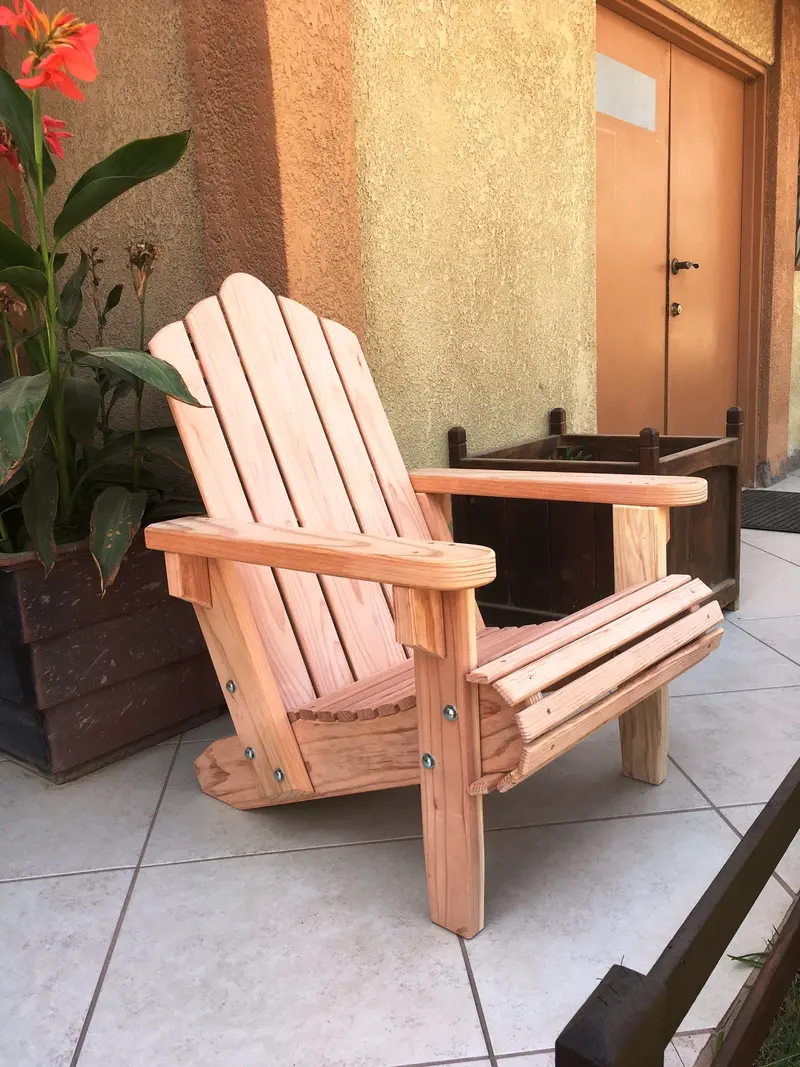 Classic Adirondack Chair – Sustainable Redwood