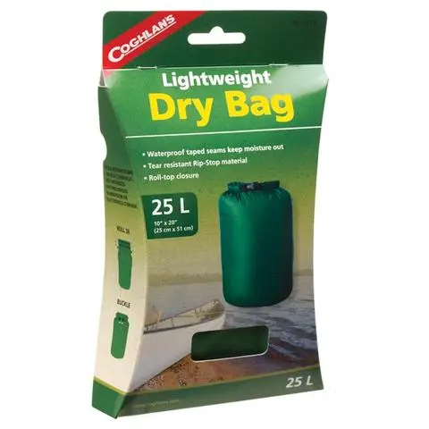 Coghlan’s 25-Liter Waterproof Dry Bag for Outdoor Adventures