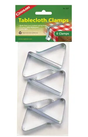Coghlan’s Heavy-Duty Tablecloth Clamps – Outdoor & Picnic Gear