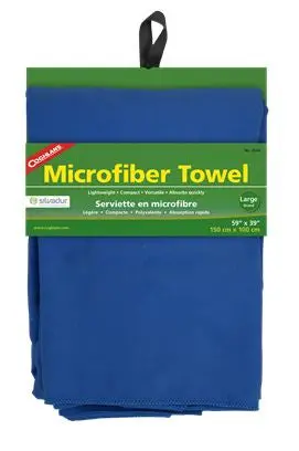 Coghlan’s Large Microfiber Camping Towel – Quick-Dry Travel Essential