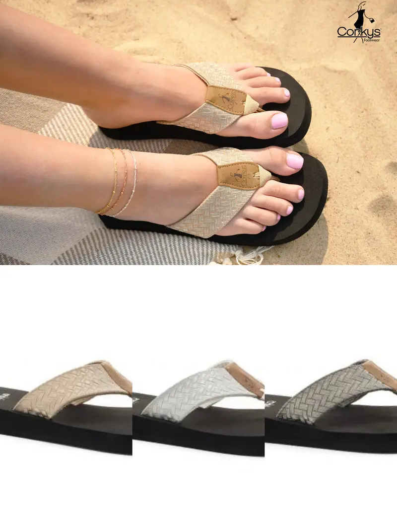 Corky’s Sunsational Lightweight Flip-Flops