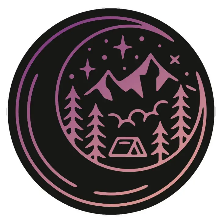 Cosmic Camp Sticker Art Set – Nature-Inspired Decals