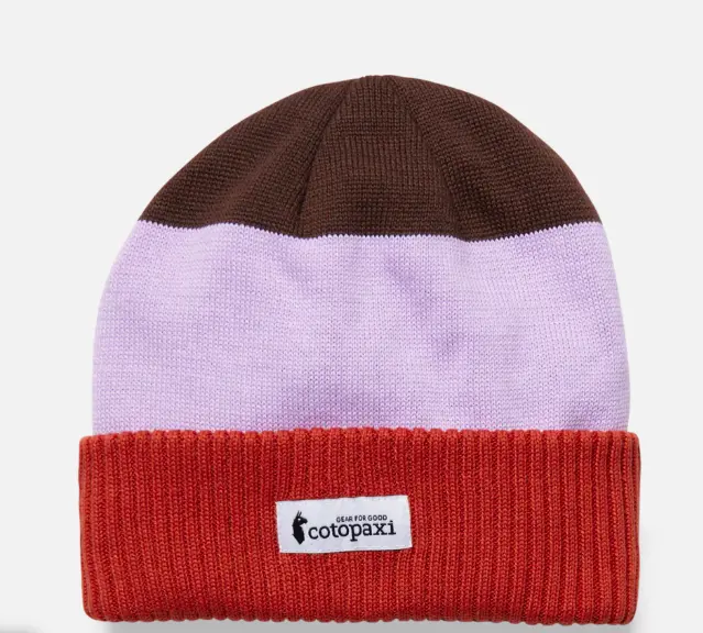 Cotopaxi Alto Beanie – Sustainable Knit Headwear with Bold Textured Design