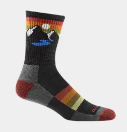 Darn Tough Sunset Ridge Men’s Micro Crew Lightweight Hiking Socks
