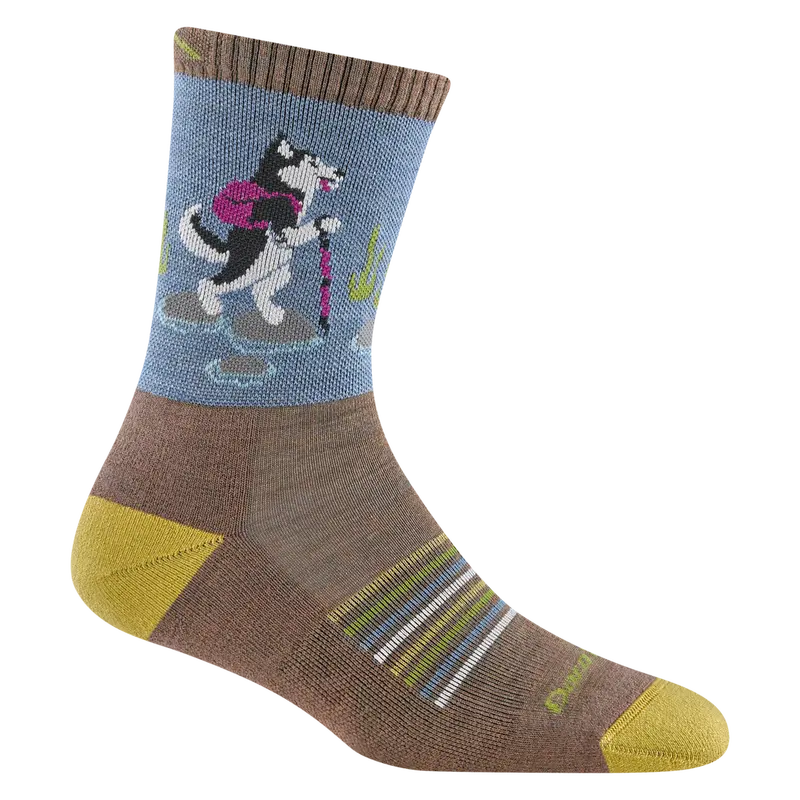 Darn Tough Women’s Critter Club Micro Crew Socks – Lightweight Hiking Comfort