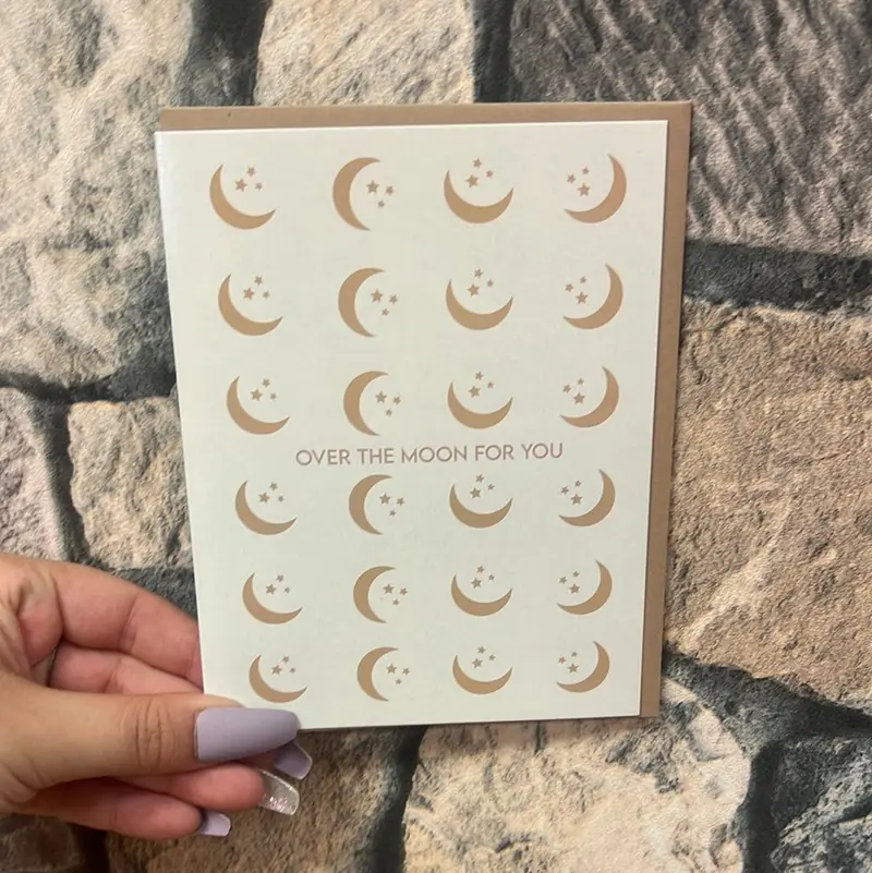 Delighted ‘Over the Moon’ Joy Card