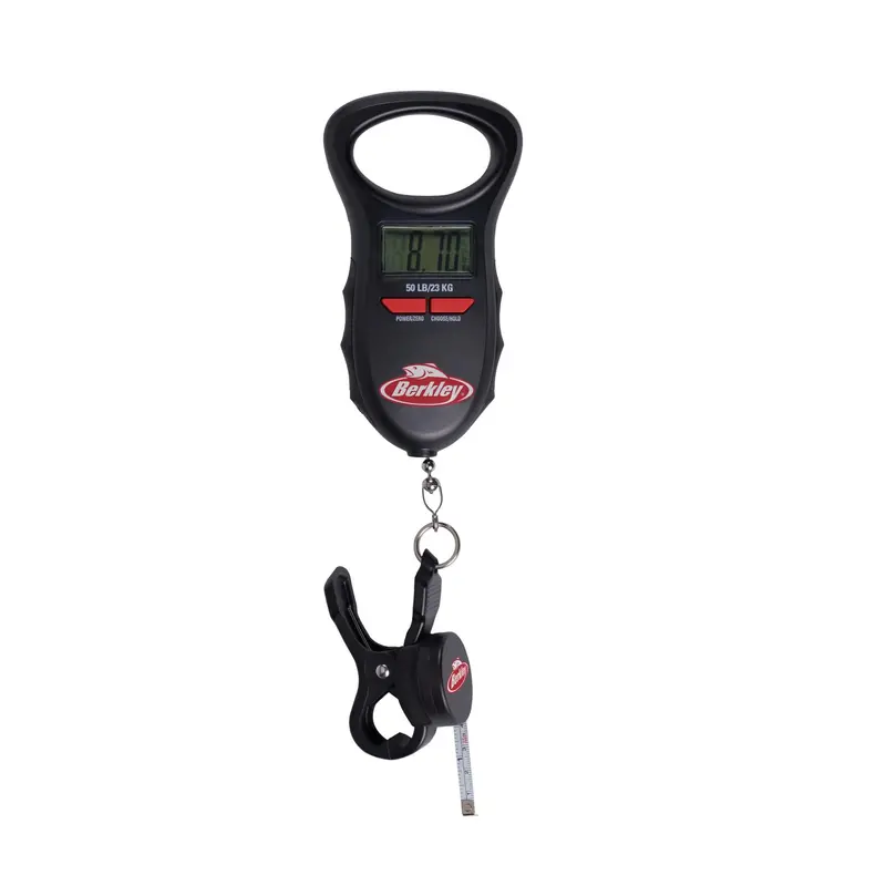 Digital Fish Scale with Integrated Tape Measure (50 lb Capacity)