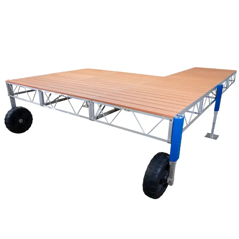 Double-Patio Roll-In Jack Dock Assembly