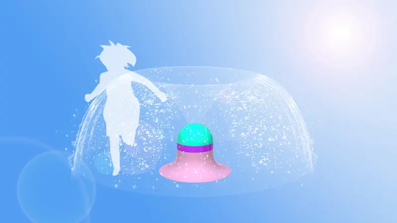 Empex Aquanip Mini Water Feature – Nipple-Jet Spray Toy for Sensory Play