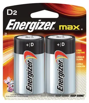 Energizer AA Alkaline Battery (2-Pack)