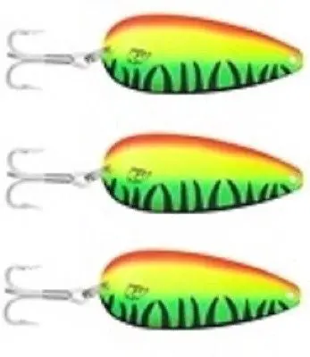 Eppinger Big Ed Hot Mackerel Spoon Lure – 7/8 oz, 5.75″