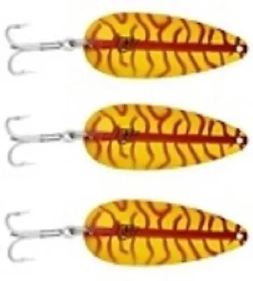 Eppinger Big Ed Yellow and Red Ladder Spoon – 7/8 oz, 5.75″
