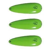 Eppinger Huskie Devle Solid Green Spoon Lure – 3.25 oz, 5.5″