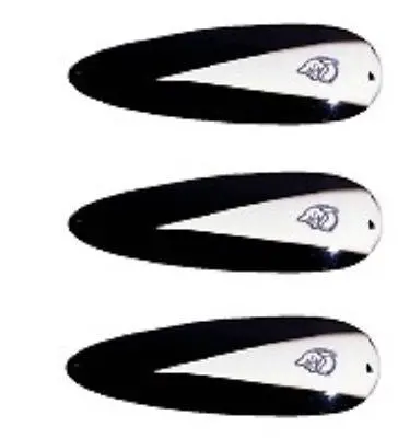 Eppinger Huskie Junior Black/White Chunk Spoon Lure – 2 oz, 4.5″ (Model 7-1)