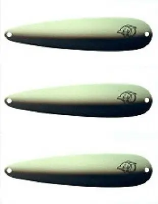 Eppinger Huskie Junior Glow/Black Spoon Set – 2 oz, 4.5″, Model 7-305