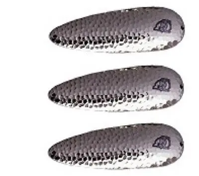 Eppinger Huskie Junior Spoon Lure – Hammered Nickel, 2 oz, 4.5″