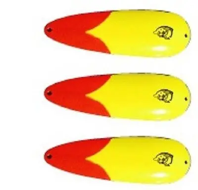 Eppinger Rok’t Dardevle Chartreuse-Orange Spoon Lure Pack – 1.75 oz, 3.625″ x 1.25″, Model 0H-329