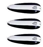 Eppinger Rokt Devlet Black & White Stripe Spoon Lure – 1.25 oz, 2.25″, Model 11-19