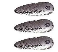 Eppinger Rokt Devlet Hammered Nickel Spoon Lure Pack – 1.25 oz, 2.25″ Length, Model 11-62