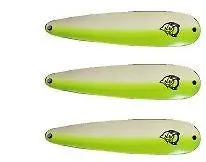 Eppinger Rokt Devlet Spoon – Glow/Green, 1.25 oz, 2.25″ (Model 11-301)