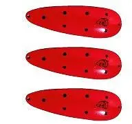 Eppinger Rok’t IMP Red-Black Dot Fishing Spoon – 3/4 oz, 2.25″, Model 12-51
