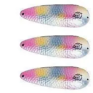 Eppinger Rokt IMP Spoon Lure – Hammered Pearl Finish, 0.75 oz, 2.25″