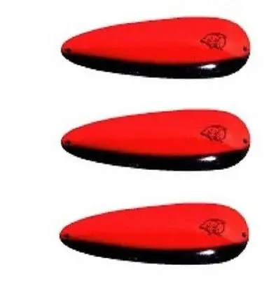 Eppinger Seadevle Orange-Black Stripe Spoon Lure Pack – 3 oz, 5.75″, Saltwater Fishing