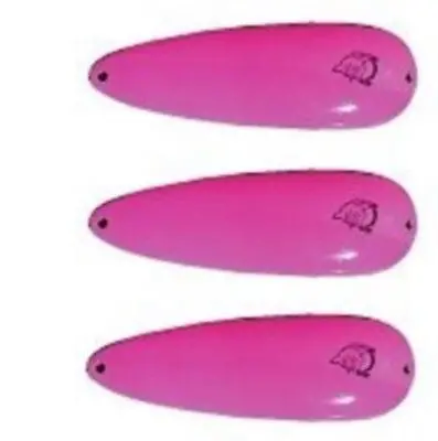Eppinger Seadevle Pink Spoon Lure – 3 oz, 5.75″