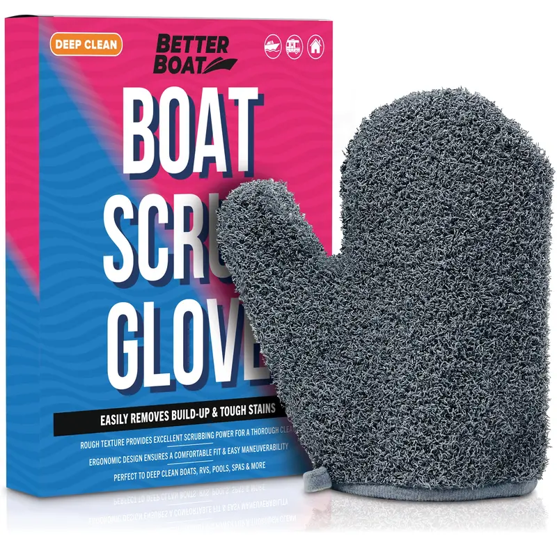 Ergonomic Boat Scrubbing Glove – Heavy-Duty Cleaning Tool