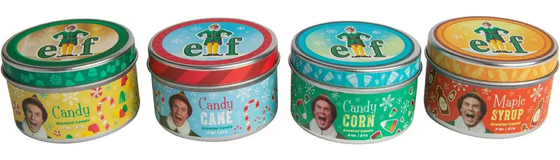 Festive Elf-Scented Holiday Tin Candle