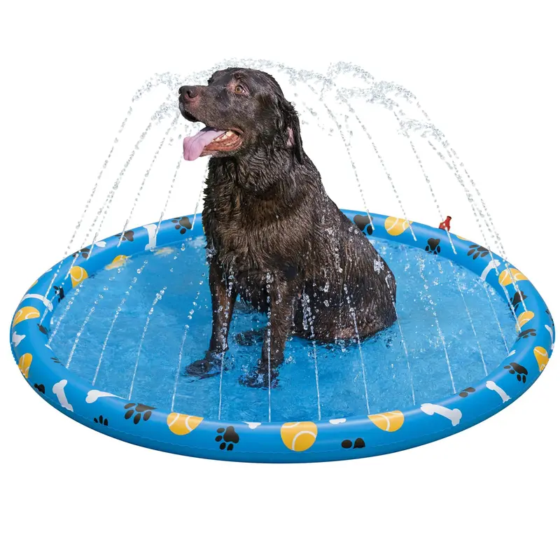 Fetchin’ Fun Interactive Dog Sprinkler Splash Pad