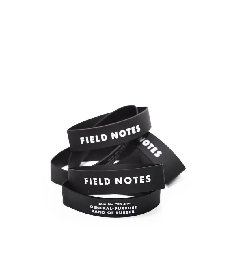Field Notes Assorted Rubber Bands – Reusable Elastic Organizer Bands