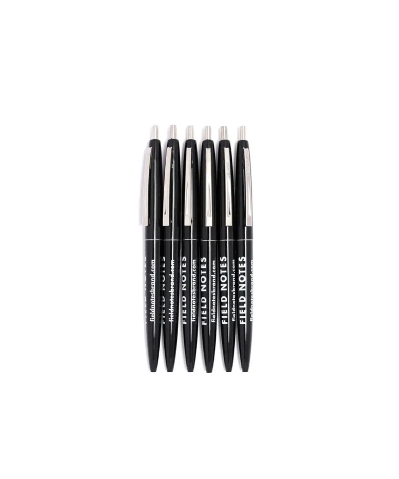 Field Notes Clic Pen Multipack – 6 Retractable Ballpoint Pens