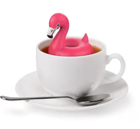Flamingo Tea Infuser – Pink Bird-Shaped Loose Leaf Strainer